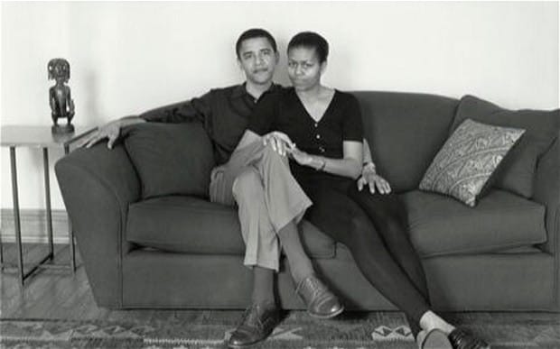 valentines day obama self