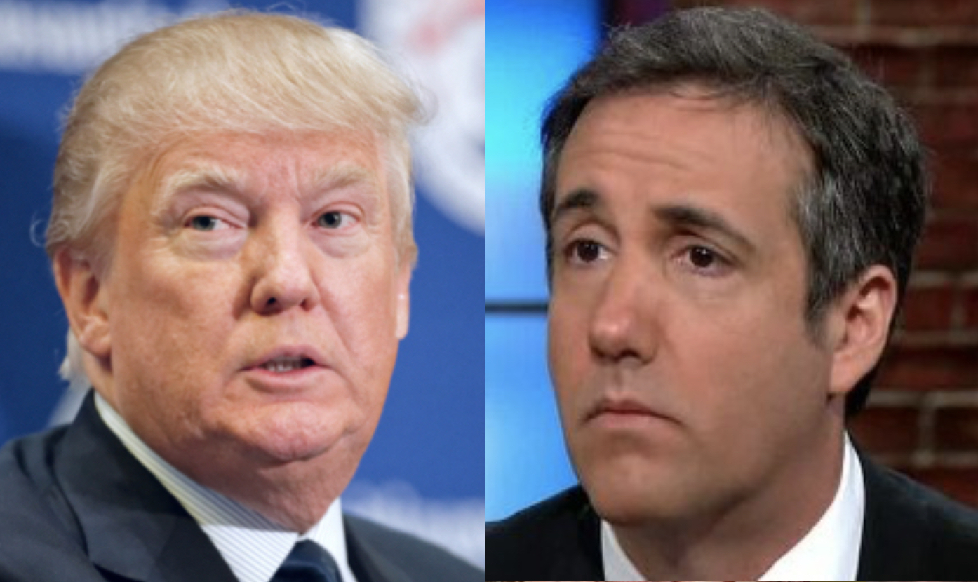 DONALD TRUMP AND MICHAEL COHEN