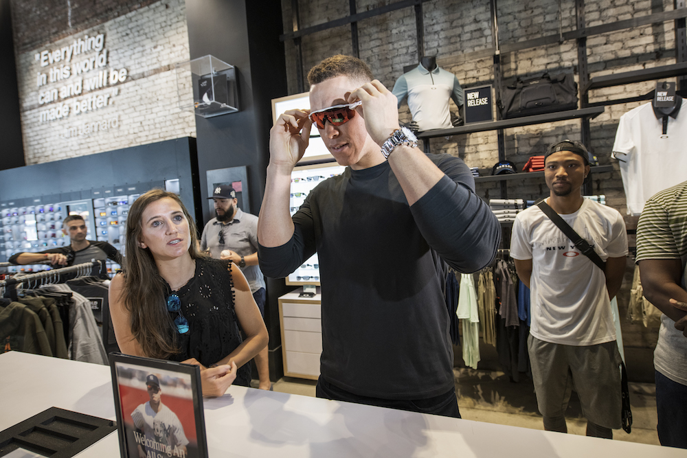 NY Yankees Star Aaron Judge Joins Team Oakley to Unveil New Eyewear Collab