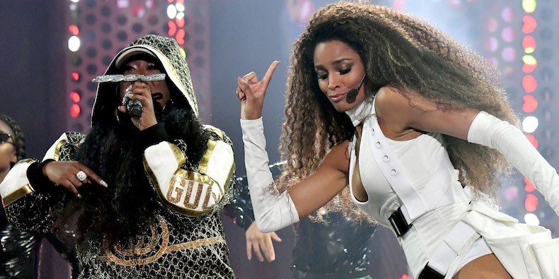Missy Elliott Joins Ciara to Perform 'Level Up (Remix)' at American Music Awards