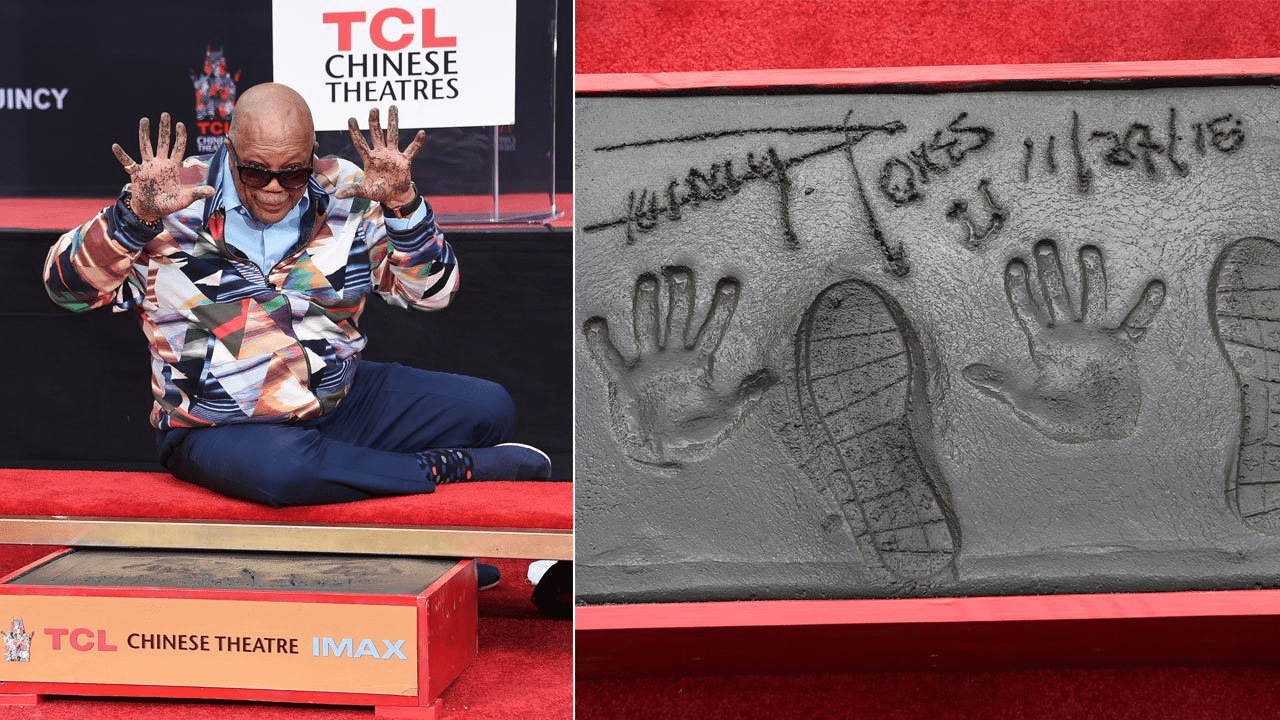 Quincy Jones Receives Honor at The Chinese Theatre