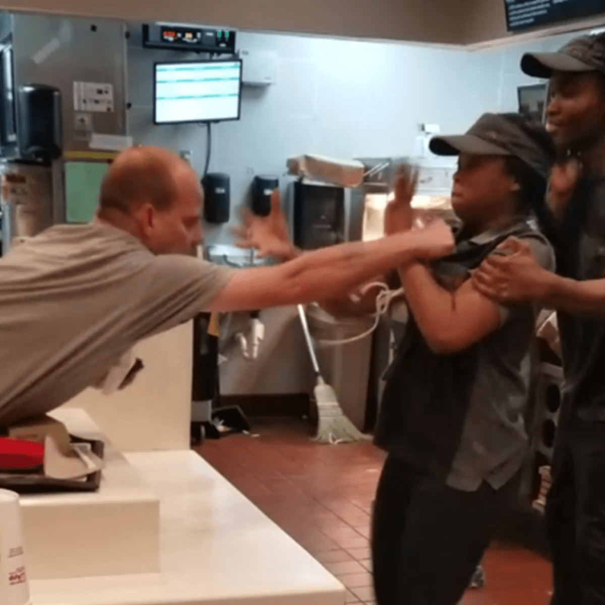 White Man Attacks Black Female McDonald's Employee Over a Straw