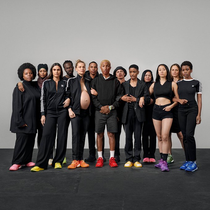 sustracción Teórico Reciclar Pharrell Collaborates with Adidas Originals to Campaign for Women's Rights