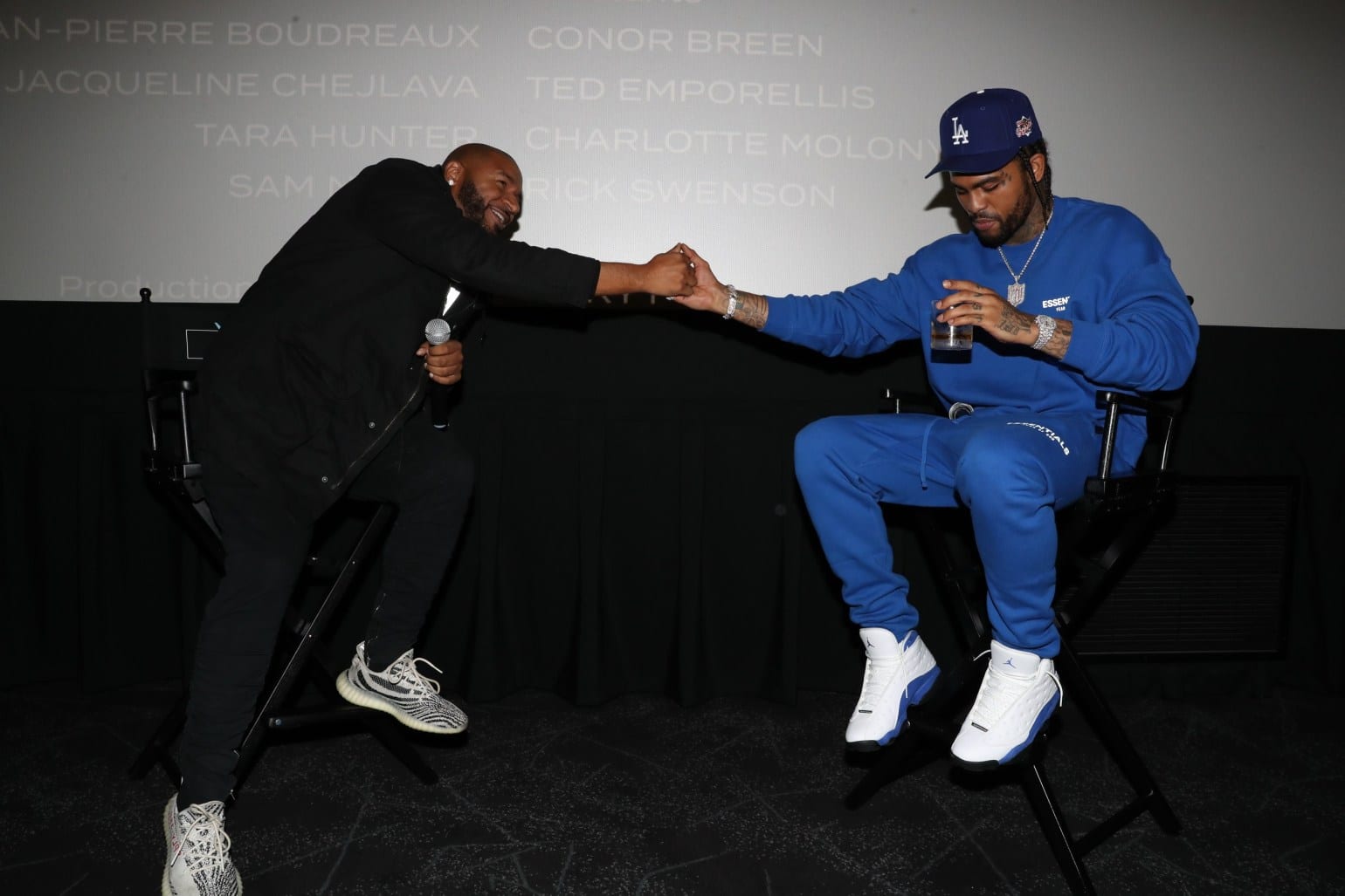 Wendy Williams, Dave East, & More Attend DJ Suss One's 'Black and Blue' Dinner & a Movie