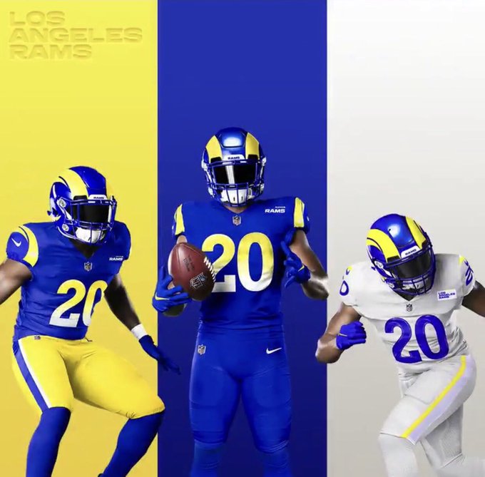 SOURCE SPORTS: The Los Angeles Rams Reveal New Uniforms for 2020 NFL ...