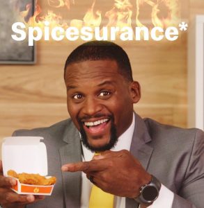 Spice Adams and McDonald's Link for Spicesurance Offer