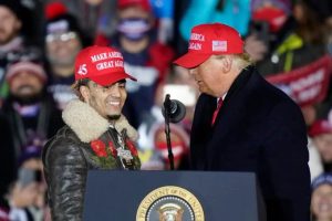 Donald Trump Brings Out Lil Pump On Final Campaign Rally