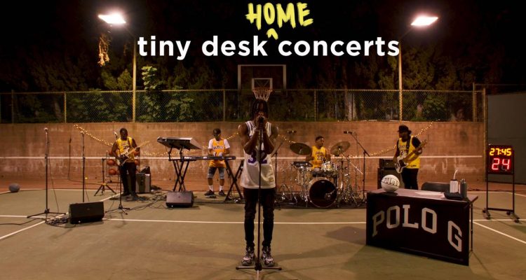 Polo G Turns a Basketball Court into a Stage for NPR Tiny Desk (Home) Concert