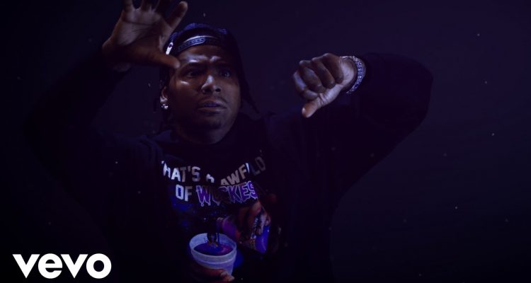 Moneybagg Yo Freefalls into His Purple Cup in "Wockesha" Video
