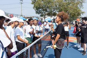 Naomi Osaka and BODYARMOR LYTE Unveil Refurbished Tennis Courts