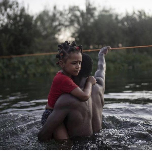 Haitians Seek Asylum Rio Grande River Texas