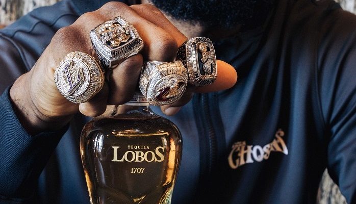 LeBron James Flexes All His Rings in a Picture for Lobos 1707