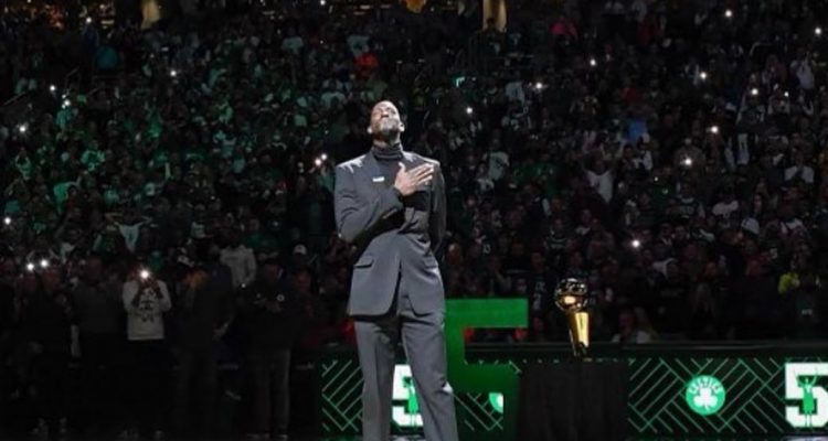 Celtics retire Kevin Garnett's No. 5 jersey: 'I manifested this' - The  Athletic