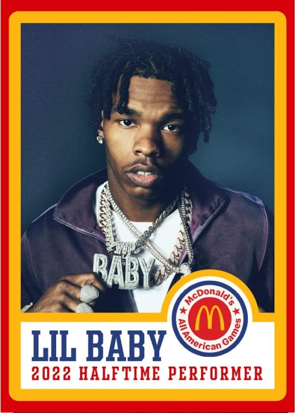 Lil Baby Basketball Card