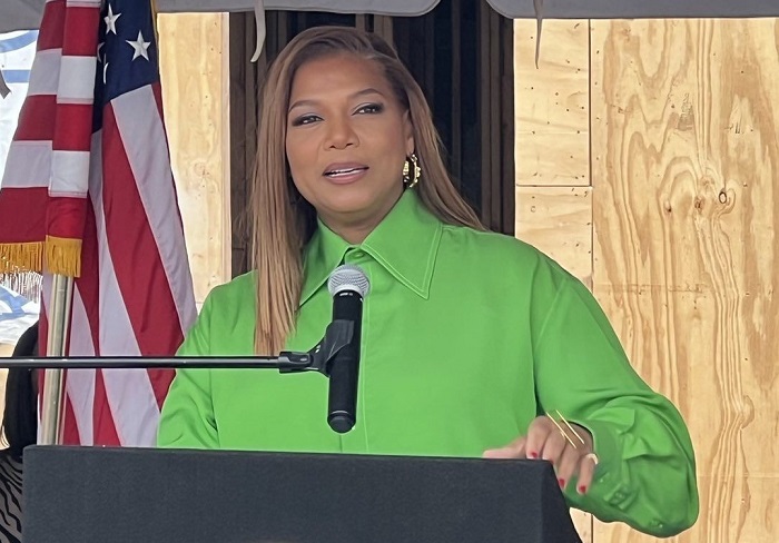 Queen Latifah Breaks Ground on Affordable Housing Options in Newark #QueenLatifah