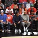 JAY-Z Watches Courtside as the Atlanta Hawks Beat the Charlotte Hornets in NBA Play-In Game