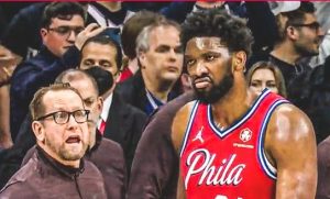 Joel Embiid to Raptors’ Head Coach Nick Nurse During Game 2 76ers Win “Stop B***hng About Calls”