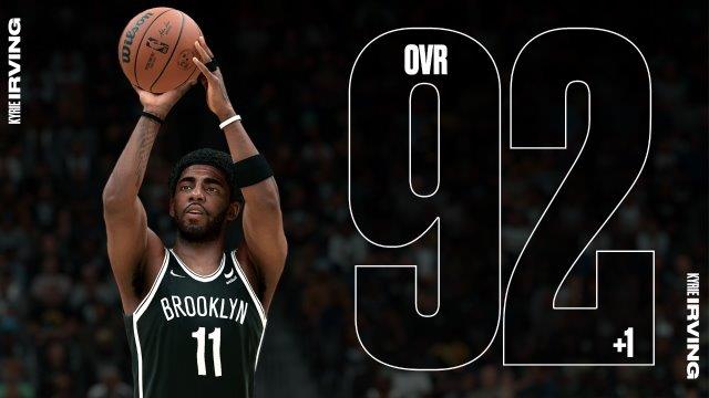 NBA 2K22 Provide Updates to Kyrie Irving, Devin Booker, and Jayson Tatum Player Ratings