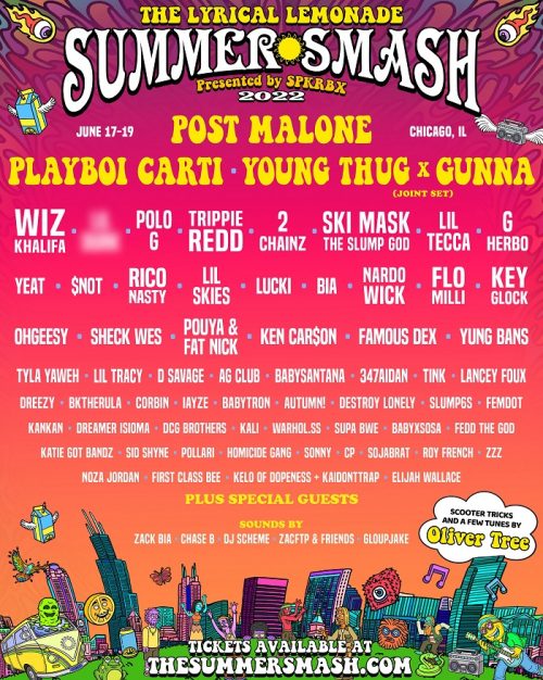 Post Malone, Playboi Carti, Gunna & Young Thug to Headline Summer Smash ...