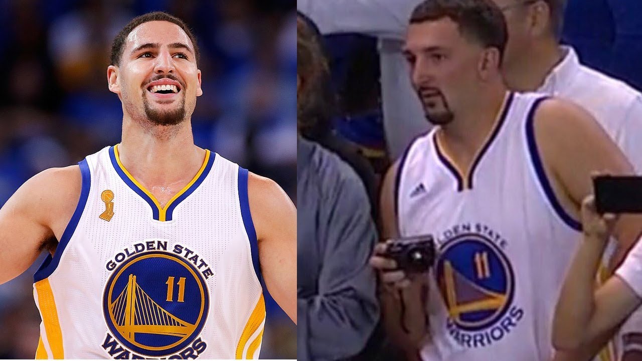 Klay Thompson reacts to lookalike getting banned