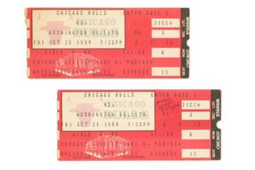 Ticket Stubs from Michael Jordan's First Game Up for Auction, Believed to be Sold for $300K
