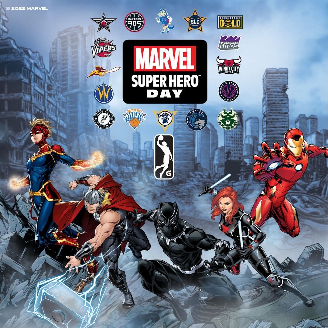SOURCE SPORTS: NBA G League and Marvel Entertainment Enter Promotional Collaboration for 2022-23 Season