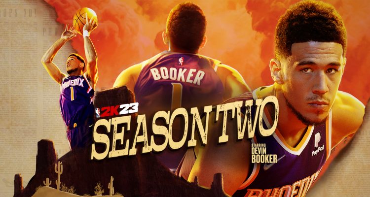 NBA 2K23 Season 2 Devin Booker Key Art