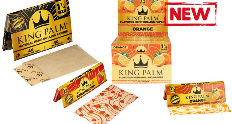 Hemp Rolling Papers by King Palm - Flavored & Natural