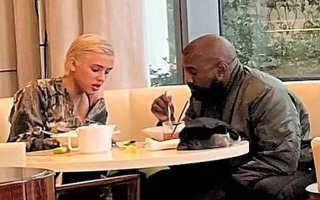 Kanye West Sighted With Blonde Chick at Dinner in Los Angeles