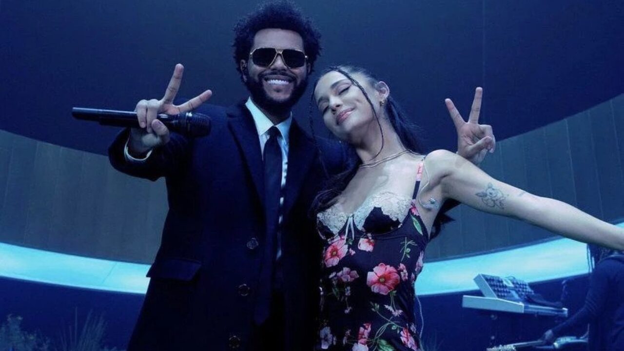 The Source |Ariana Grande returns to the studio to record new The Weeknd collaboration #TheWeeknd