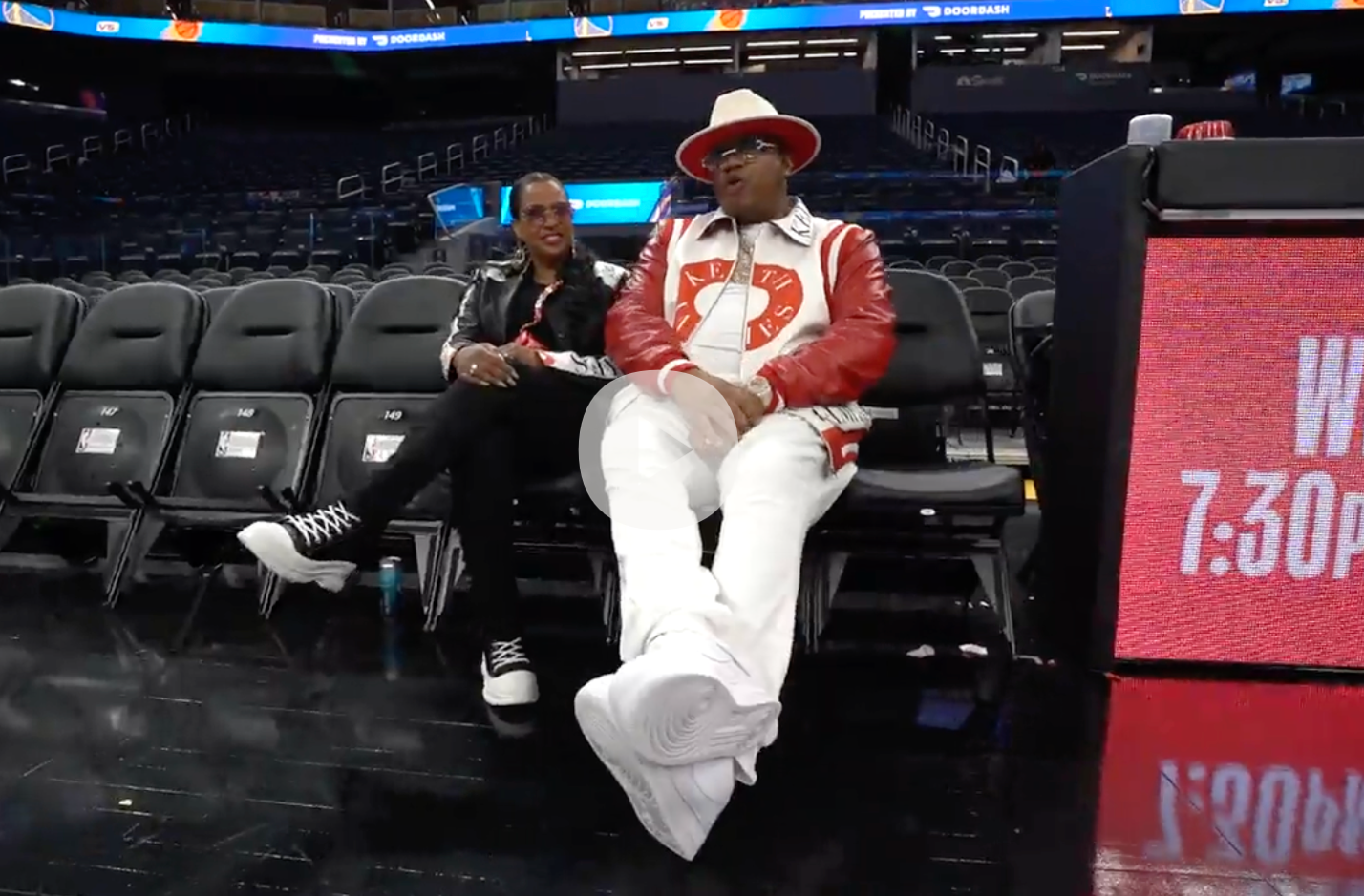 WATCH] E-40 Delivers New Song and Video “Front Row 40” Shot in Warriors  Arena - The Source