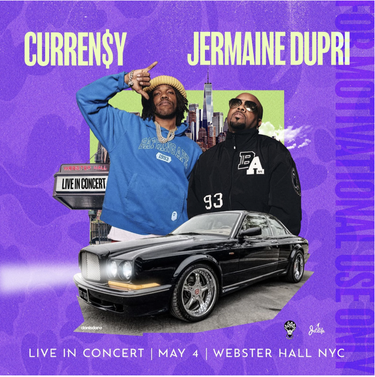 Jermaine Dupri and Curren$y Announces ‘For Motivational Use Only’ Show in NYC
