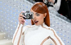 Ice Spice Brings Back Antique Cameras at the Met Gala