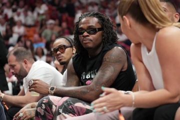 Gunna Makes Public Appearance, Sitting Courtside at HEAT/Celtics Game 6