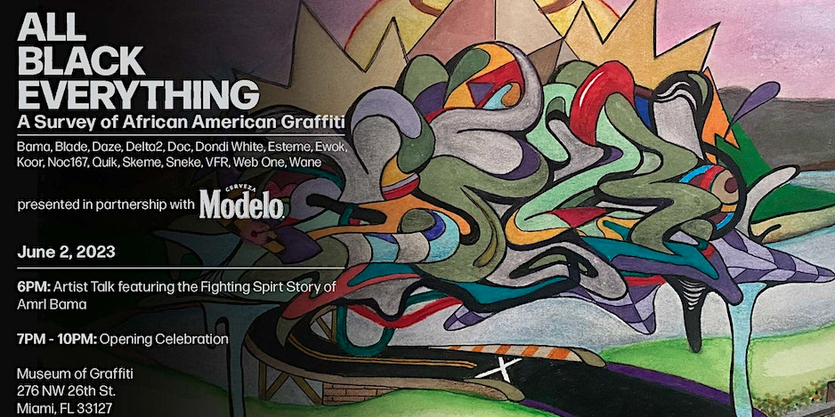 Grand Opening of Museum of Graffiti’s Latest Exhibition ‘All Black Everything’ Slated for June 2