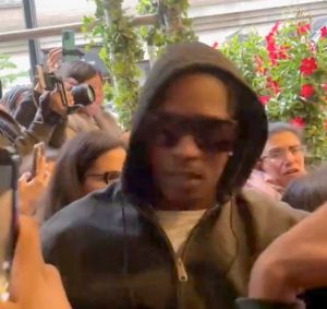 A$AP Rocky Hops Hotel Barricade Ahead of Met Gala