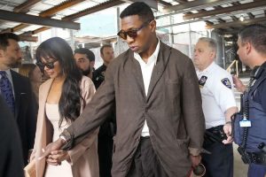 Jonathan Majors Appears at Court Date with Meagan Good, Trial Date Set for Aug. 3