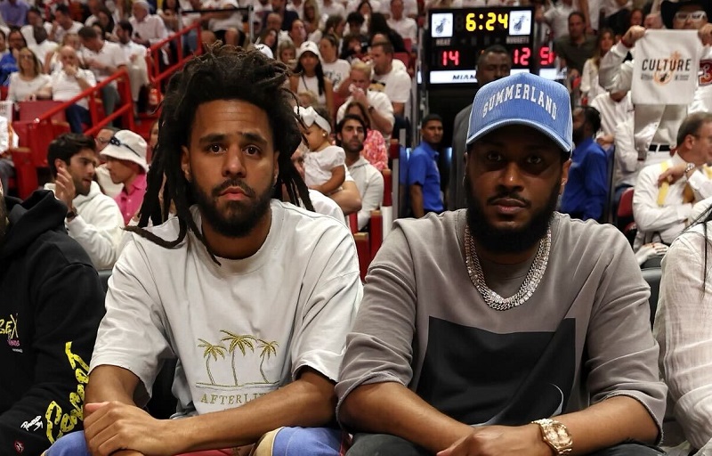 J. Cole, DJ Khaled, Dwyane Wade & More Hit Game 3 of NBA Finals in Miami