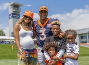 Ciara Brings Baby Bump to Broncos Training Camp for Family Photo Op