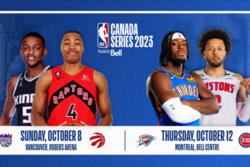 NBA Announces Preseason Games Between Raptors, Kings, Pistons, and Thunder for 9th NBA Canada Series