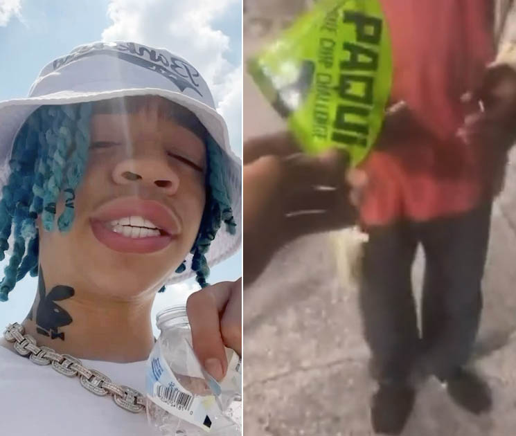 T.I.’s Son King Harris Offers Homeless Man $50 To Take ‘One Chip Challenge’ Following 14-Year-Old’s Death