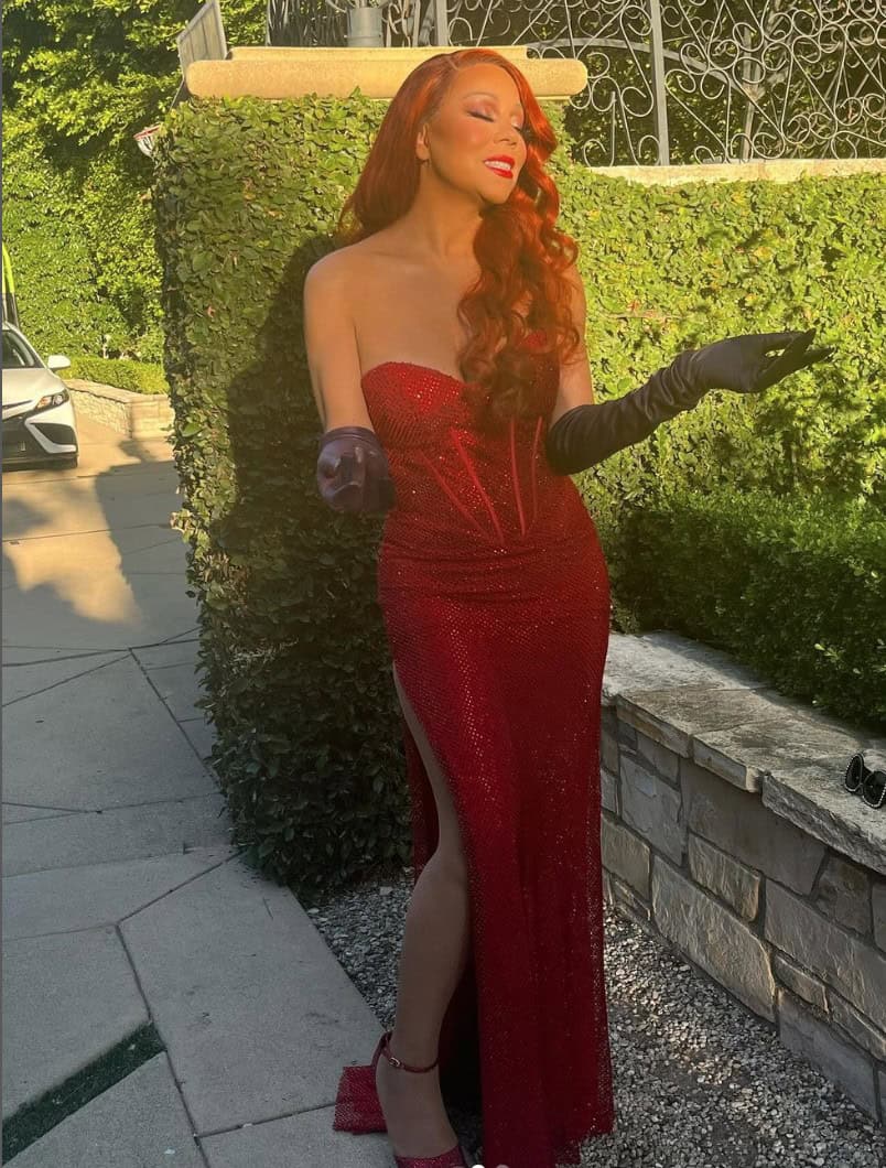 Mariah Carey Wows as Jessica Rabbit for Halloween, Teases Upcoming Christmas Season