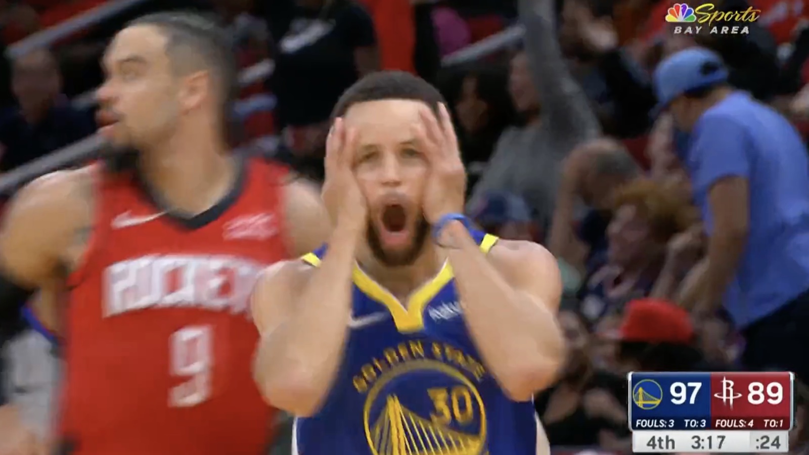 Steph Curry Has Hilarious Reaction After Cooking Dillon Brooks