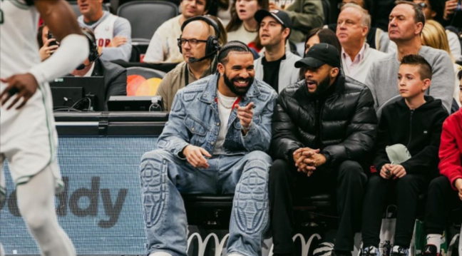 Drake Gives In-Game Hilarious Commentary During Raptors-Celtics Game
