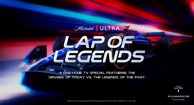 Michelob ULTRA Partners with Williams Racing for ‘Lap of Legends’ Television Special