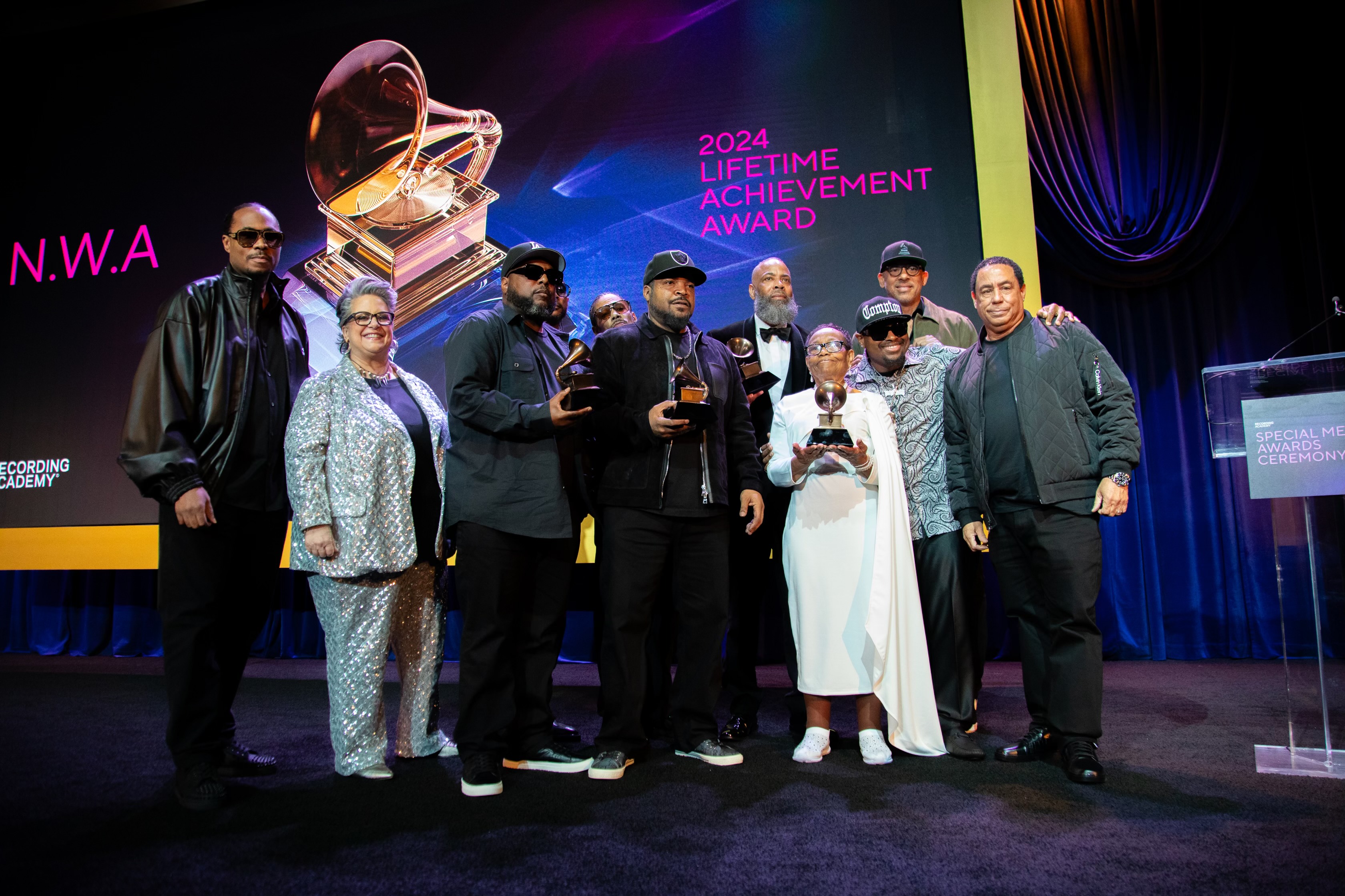Bone Thugs-N-Harmony Honors N.W.A with Lifetime Achievement Award At 2024 Grammys