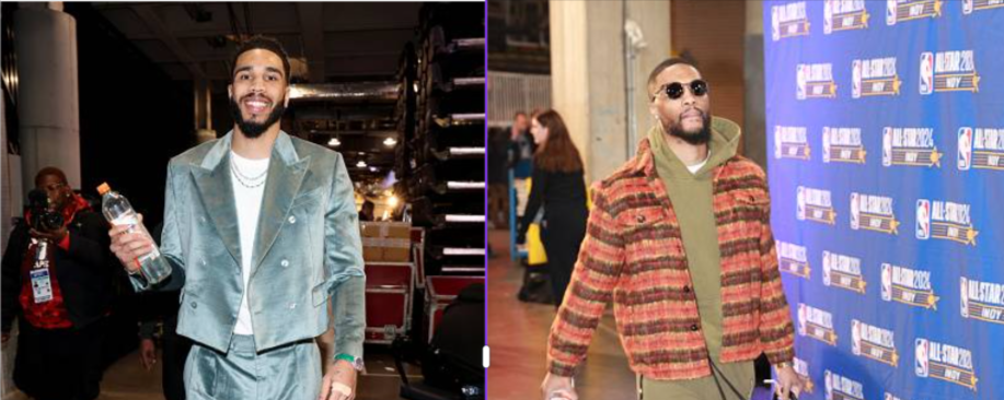 NBA All-Star Game: Jayson Tatum and Damian Lillard Bring New Gatorade Water to Tunnel Walk
