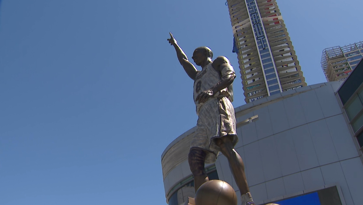 Kobe Bryant’s Crypto Arena Statue Has Errors Fixed