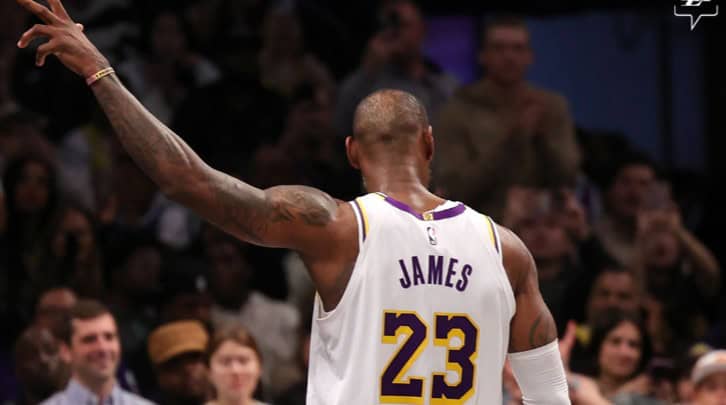 LeBron James Raps Along to Kendrick Lamar's "Like That" Verse and Drops 40 Points