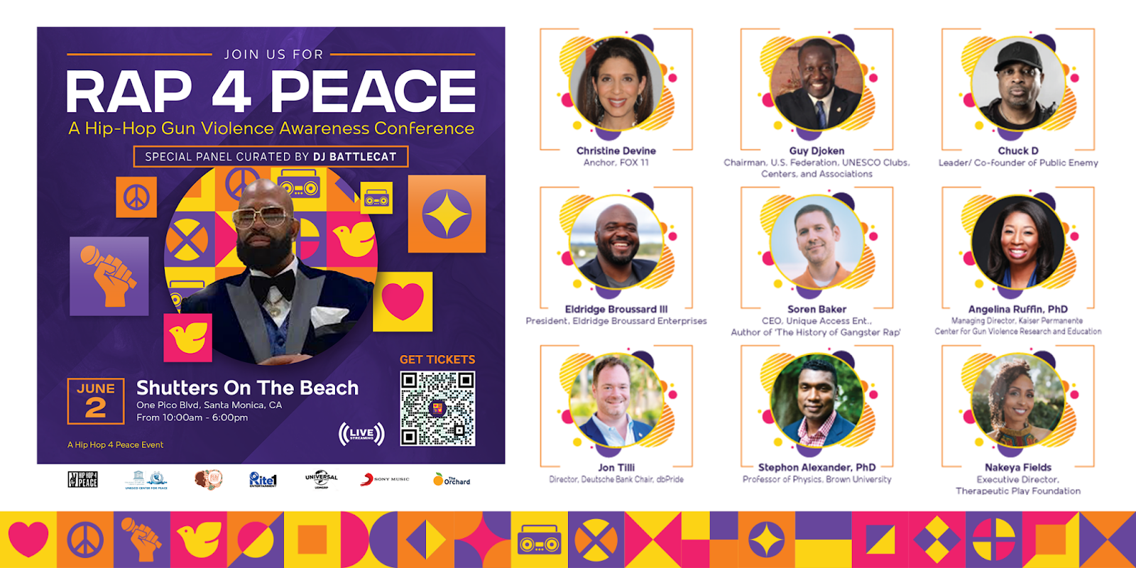 Hip Hop 4 Peace Joins UNESCO for “Rap 4 Peace” Conference Addressing Gun Violence Awareness